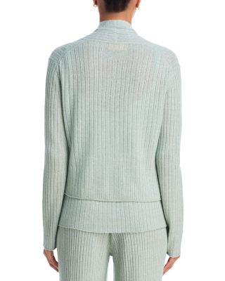 Ribbed Stealth Cardigan