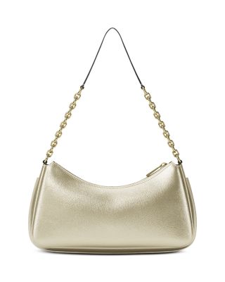 Nolita Medium Metallic Gold Leather Pouchette