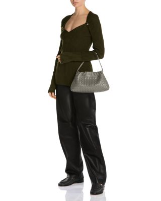 Dustbag Intrecciato Leather Shoulder Bag