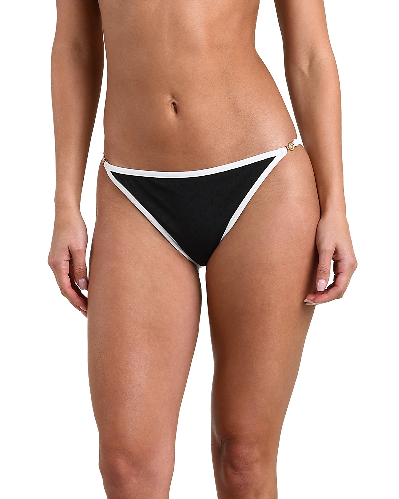L'Agence Violet Fine Line String Bikini Bottom