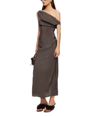 One Shoulder Maxi Dress