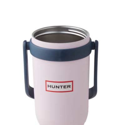 Hunter SwiftSip 40oz. Hydration Stainless Steel Screw Top Tumbler with Flip Carry Handle and Silicone Straw