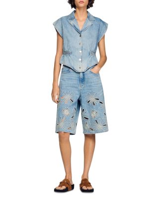 Denim Top in Blue Jean