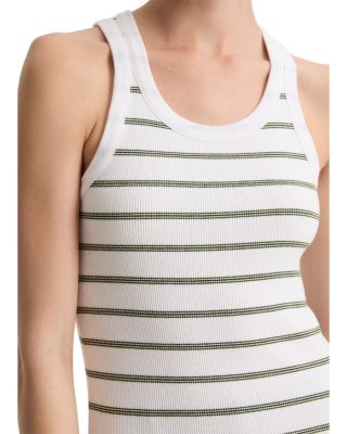 Stripe Scoop Neck Tank Top