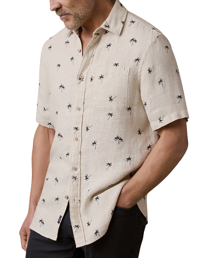 Faherty Short Sleeve Palma Linen Shirt