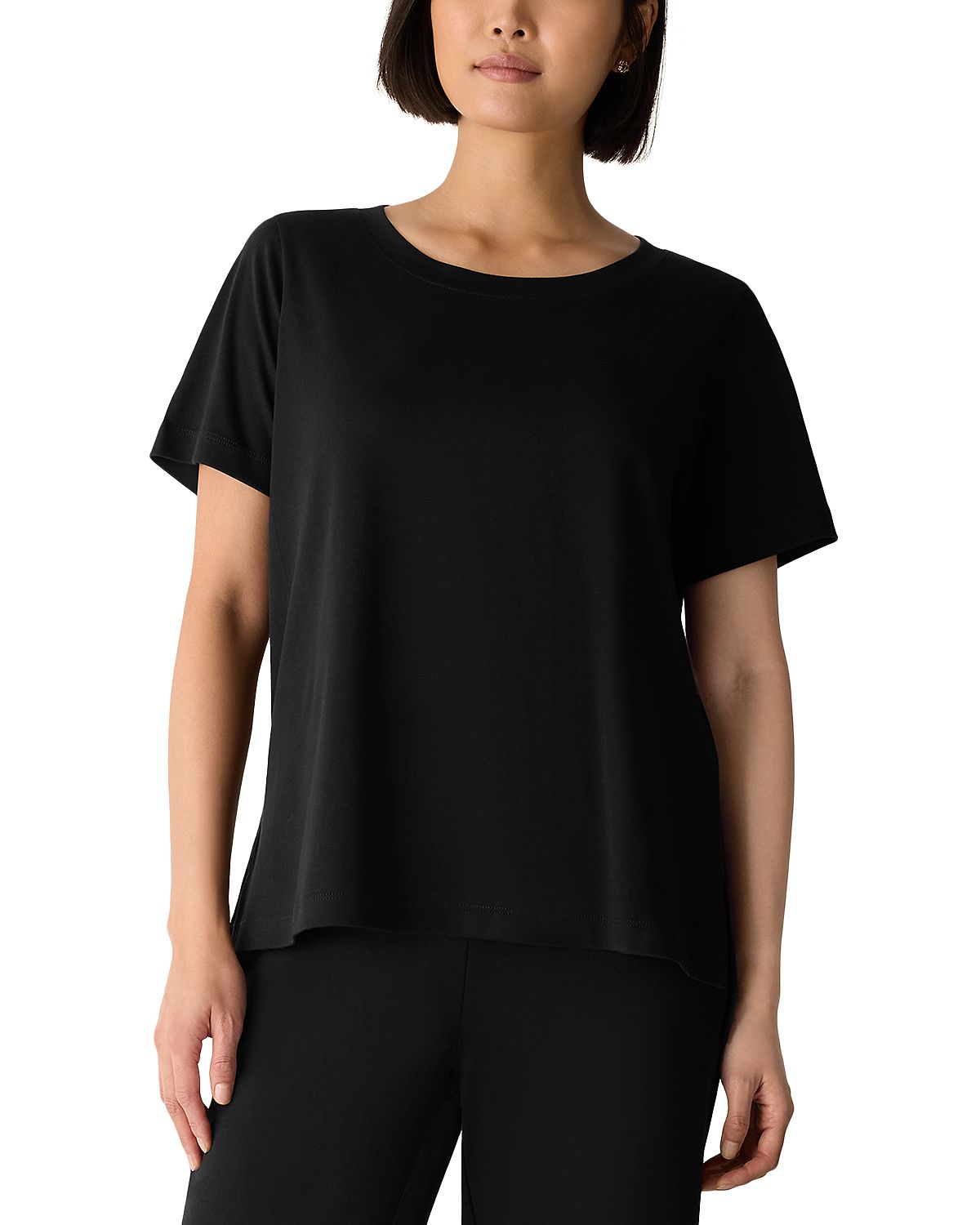 Eileen Fisher Jewel Neck Sleep Top
