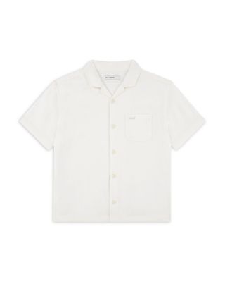 Boys' Linen-Blend Camp Shirt - Little Kid, Big Kid