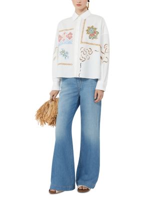 Wkdfonte Embellished Poplin Shirt