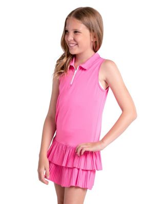  Girls' Match Pleat Dress - Little Kid, Big Kid