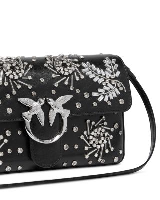 Love Slouchy Classic Embellished Leather Shoulder Bag
