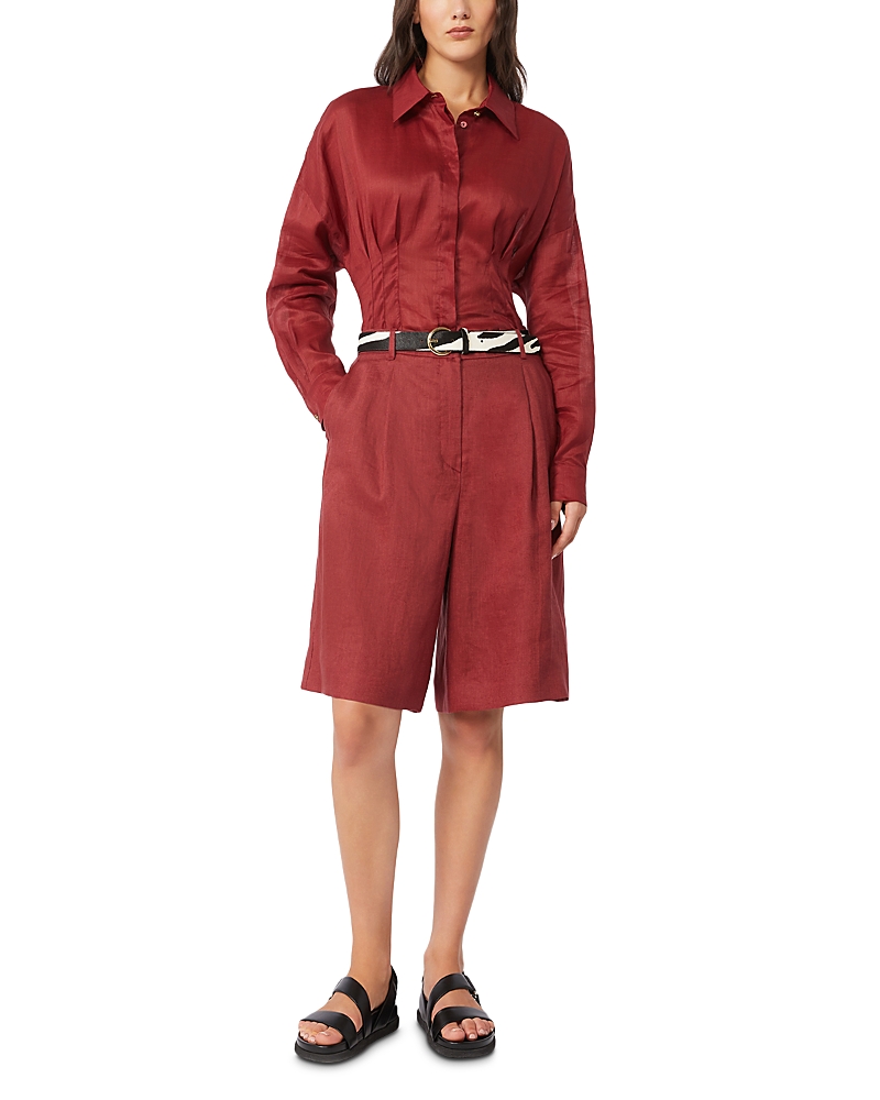 Max Mara Studio Mstcaravan Wide Leg Bermuda Shorts