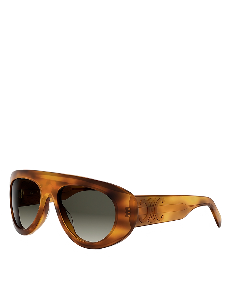 Celine Triomphe Stamp Pilot Sunglasses, 56.9mm · OS
