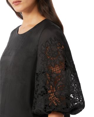 Mstordine Macrame Sleeve Top