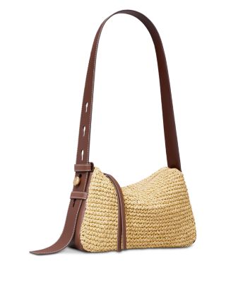 Romy Small Straw Shoulder Bag