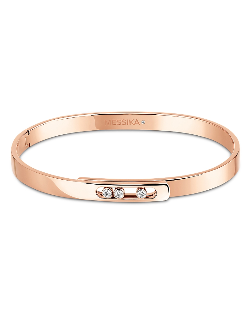 Messika 18K Rose Gold Move Noa Diamond Bangle Bracelet