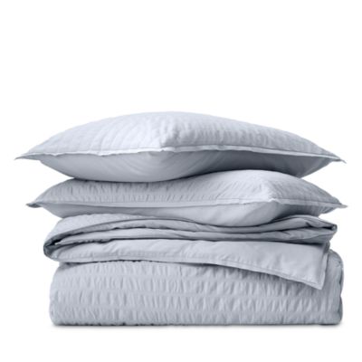 Relaxed Seersucker Duvet Cover Set