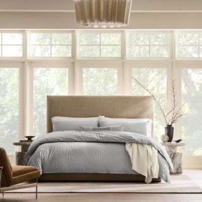 Relaxed Seersucker Duvet Cover Set