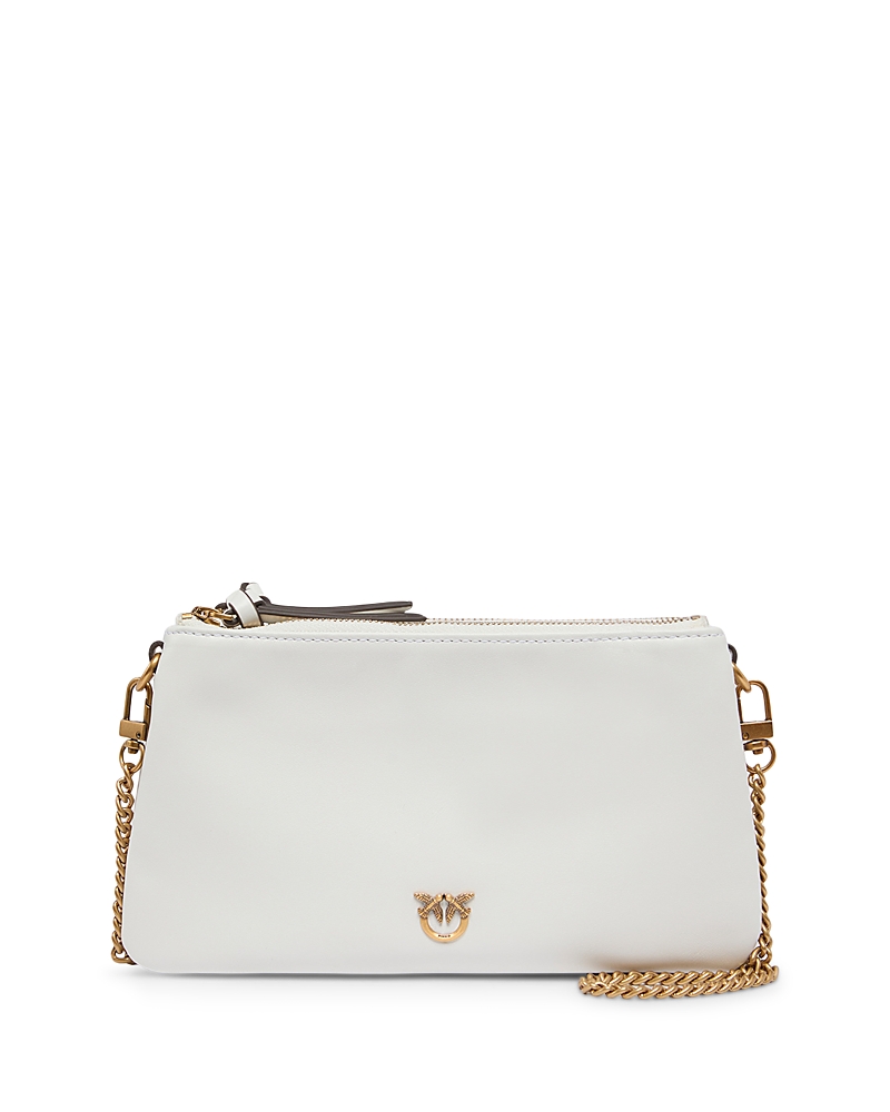 Pinko Double Mini Leather Crossbody