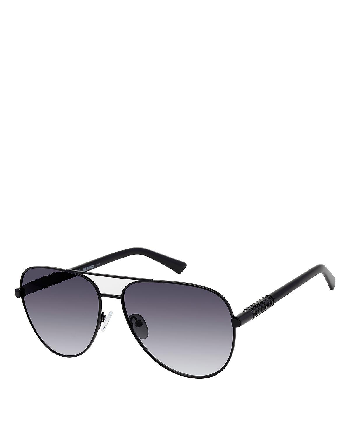Kurt Geiger London Aviator Sunglasses, 63mm