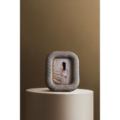 Fortuny Rue Jacob Frame - Maori Blue, 5" x 7"