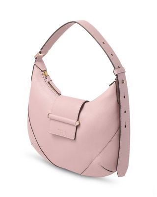 Jimmy Choo Bar Hobo S Biker Leather Shoulder Bag