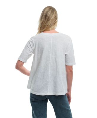  Elbow Sleeve Trapeze Top