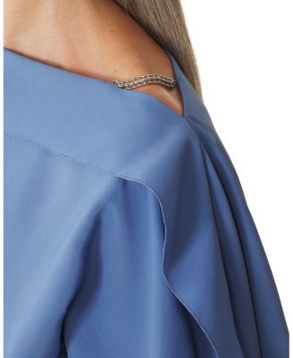 Long-Sleeved Top in Crepe De Chine