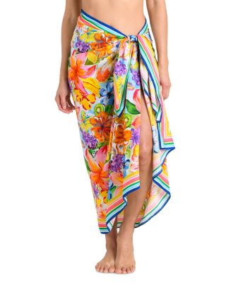 Flora De Fruta Sarong Cover Up