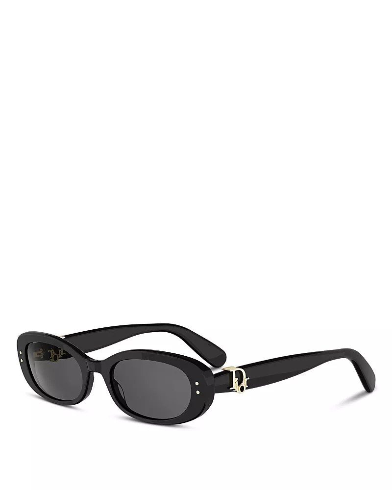 Dior DiorOblique B1I Oval Sunglasses, 52mm