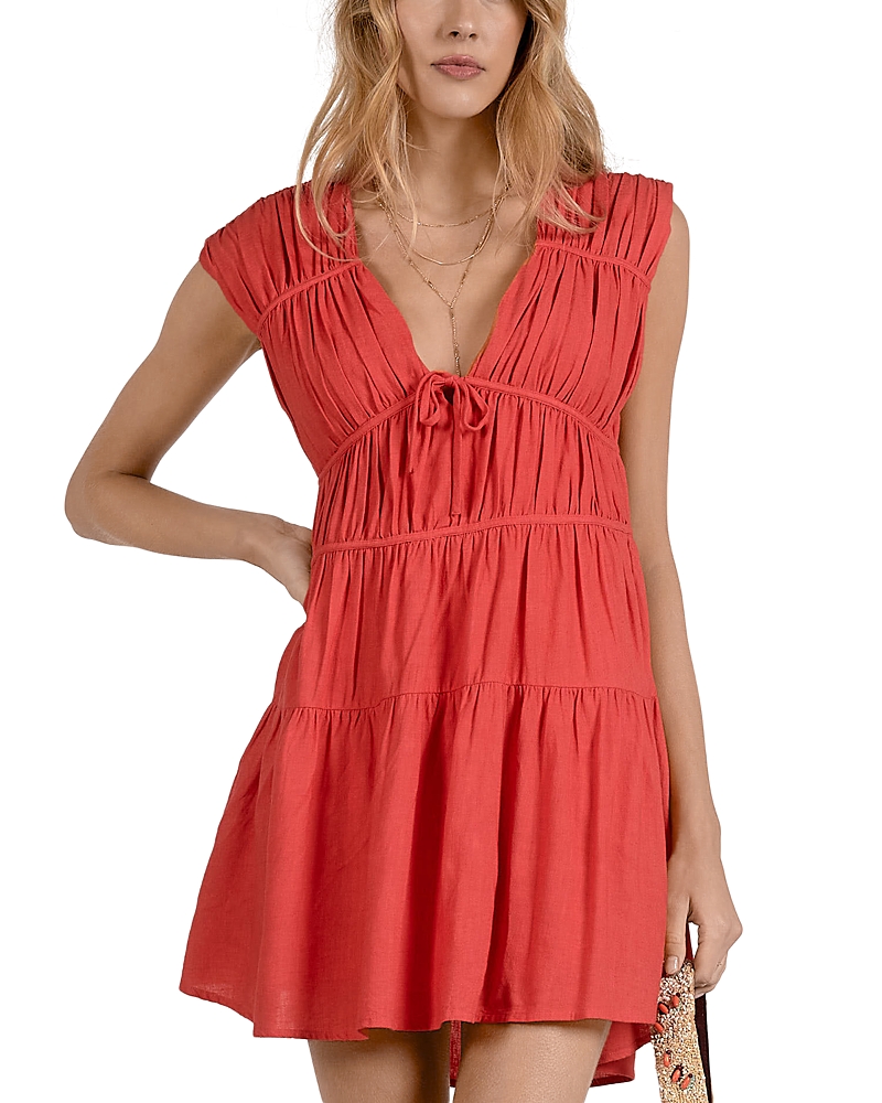 Elan Tiered Mini Dress