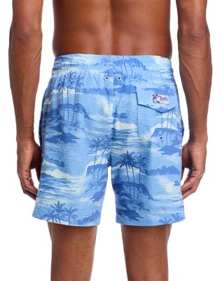 Sano Tropical Landscape 6.5" Swim Trunks
