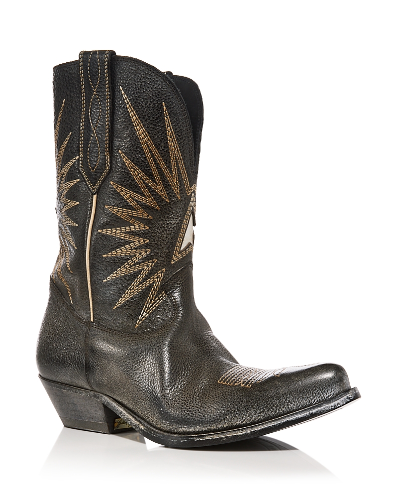 Golden Goose Unisex Wish Star Low Western Boots