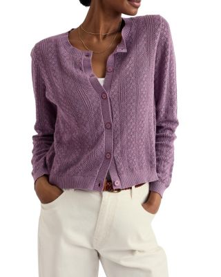  Willowing Pointelle Cardigan