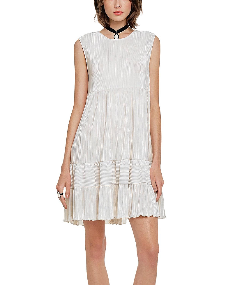 Anna Sui Plisse Babydoll Dress