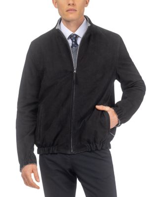  Men's Nubuck Jacket Reversible to Cashmere & Wool Crafted From Loro Piana