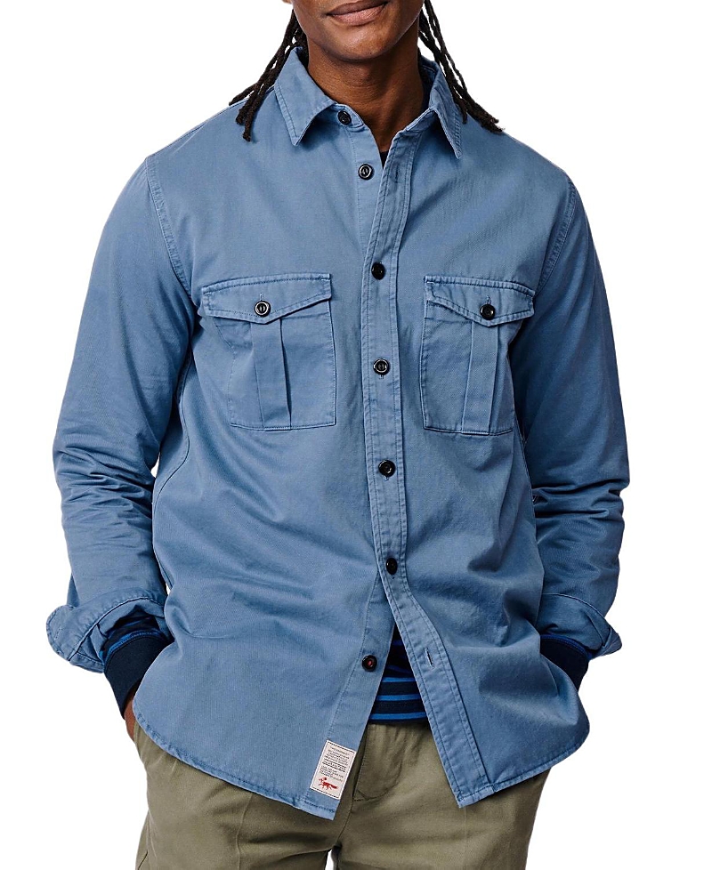 Aubin Long Sleeve Cole Twill Overshirt