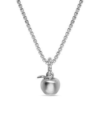 Petite Apple Amulet in Sterling Silver, 10mm