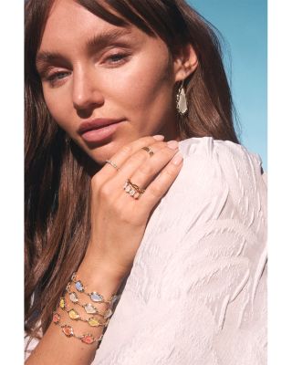 Adriana Scallop Frame Delicate Chain Bracelet