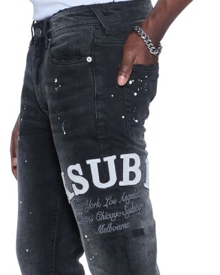 Van Winkle Skinny Fit Jeans in Powder Gray