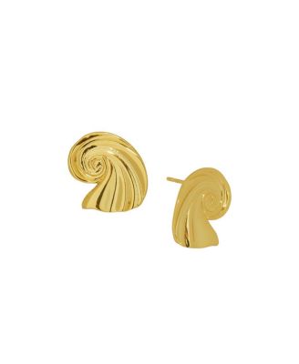  Women's Waterproof Wave Stud Earrings