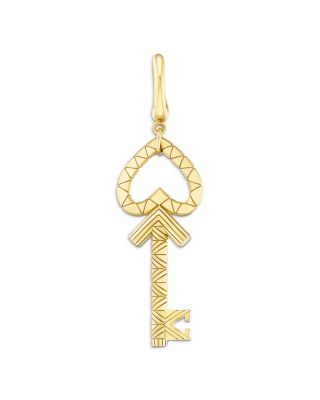 18K Yellow Gold 1975 Key to My Heart Pendant