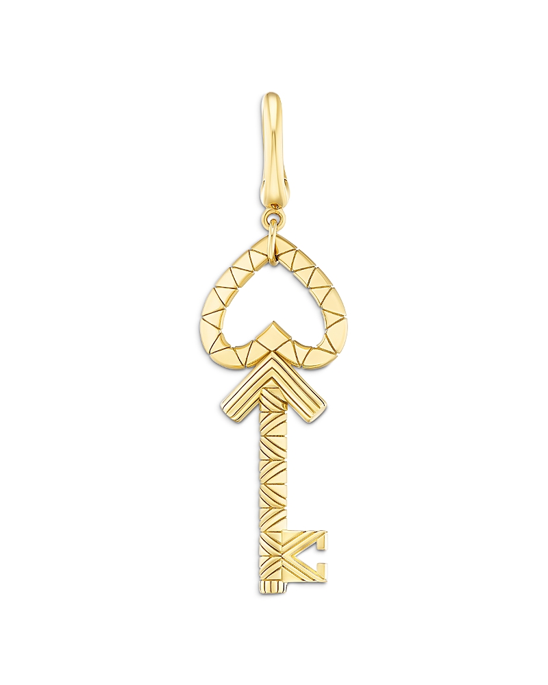 Harwell Godfrey 18K Yellow Gold 1975 Key to My Heart Pendant