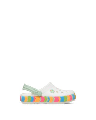 Unisex Crocband Chevron Band Clogs - Toddler