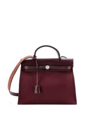 31 Herbag Zip Leather and Toile