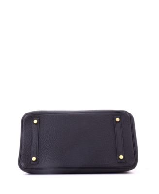 Birkin 30 Handbag Black Togo with Gold Hardware