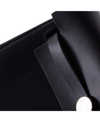 20 Herbag Zip Toile and Leather