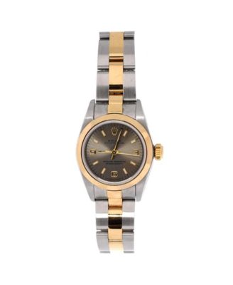  Oyster Perpetual Automatic Watch in Stainless Steel and Gold 24mm