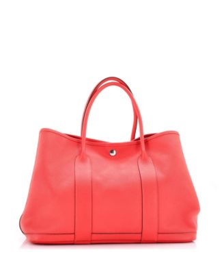 36 Garden Party Tote Leather