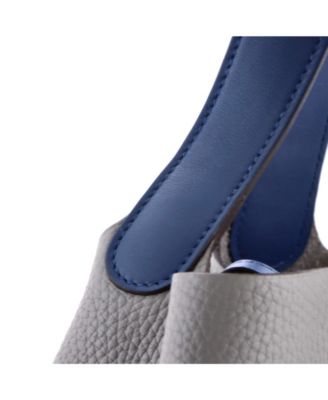 MM Bicolor Picotin Lock Bag Clemence with Swift