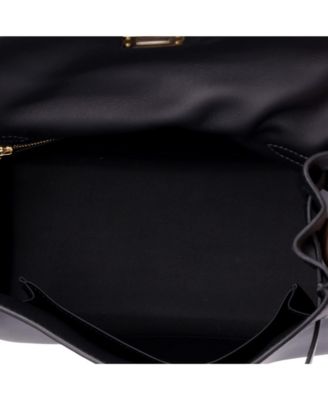 Kelly 25 Handbag Verso Swift with Permabrass Hardware